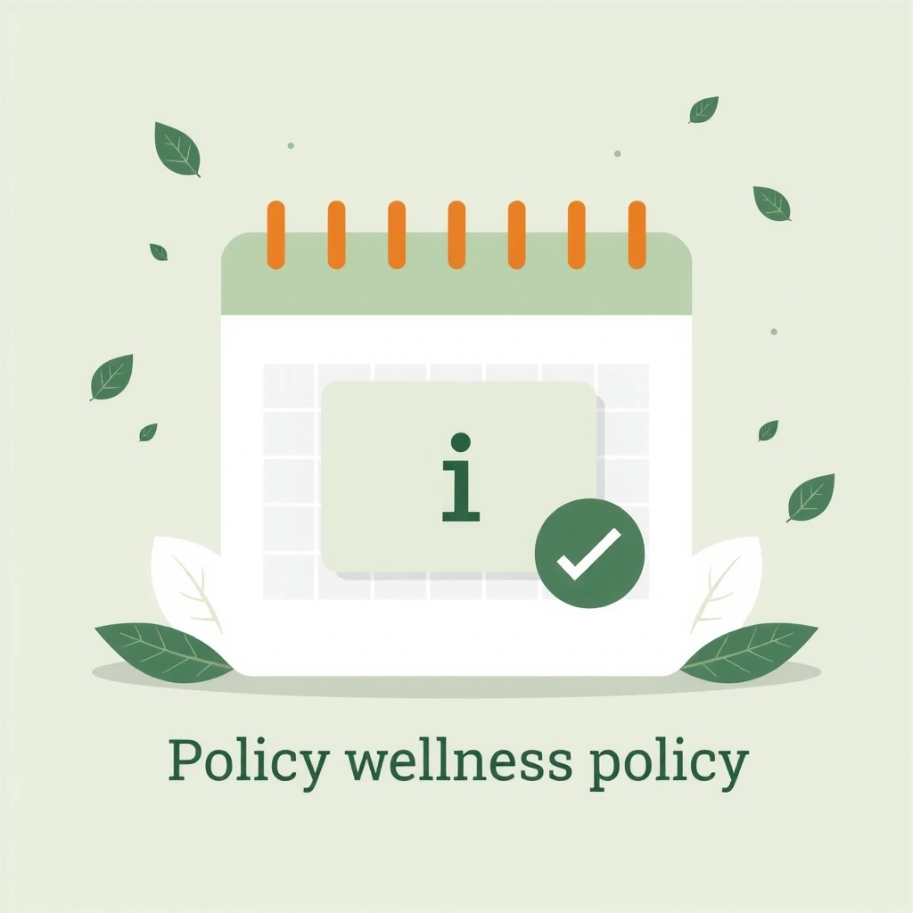 Calendar showing update schedule for policies